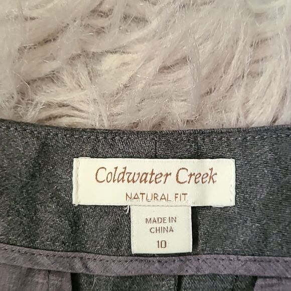 Coldwater‎ creek natural fit womens gray dress pants size 10 - Picture 3 of 6